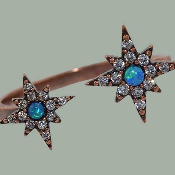 taylor swift arcade ring blue opal eyes folklore - Picture 10 of 16